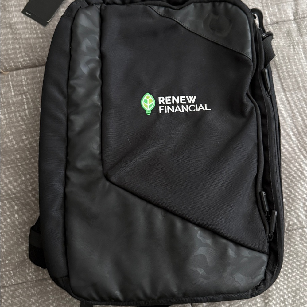 OGIO Black Backpack with Sleek Design and Water-Resistant Fabric